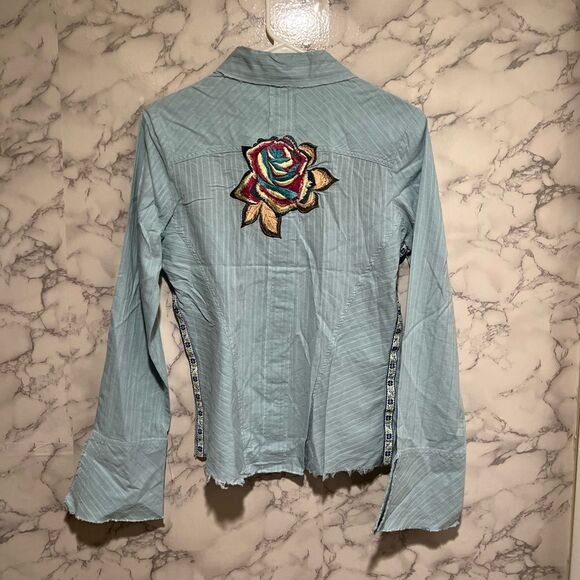CELL Embroidered Floral Shirt - Picture 11 of 11